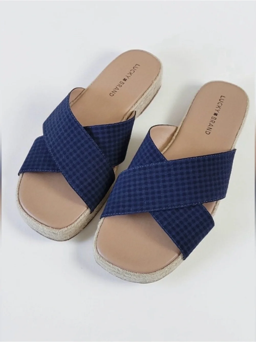 Summer Blowout Sale 3 pairs espadrille wedges. Blue, Cream, Black. 9.5 like NEW!